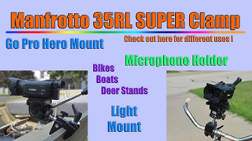 Manfrotto 35RL Super Clamp - Tips - Applications - Ideas 035RL