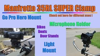 Manfrotto 35RL Super Clamp - Tips - Applications - Ideas 035RL