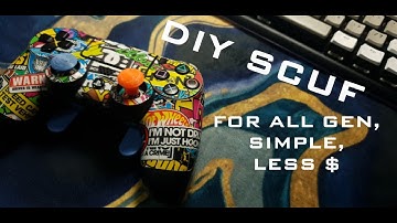 DIY SCUF FOR DS4/PS4/PLAYSTATION CONTROLLER