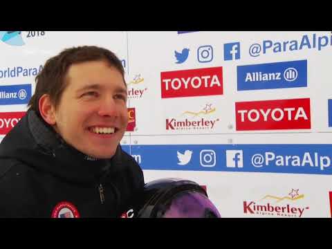 Andrew Kurka wins men's downhill sitting | 2018 World Para Alpine Skiing World Cup Kimberley