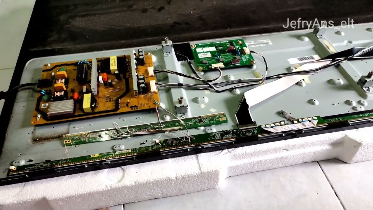 Sharp 50SA gambar blank trik Metode jumper tcon