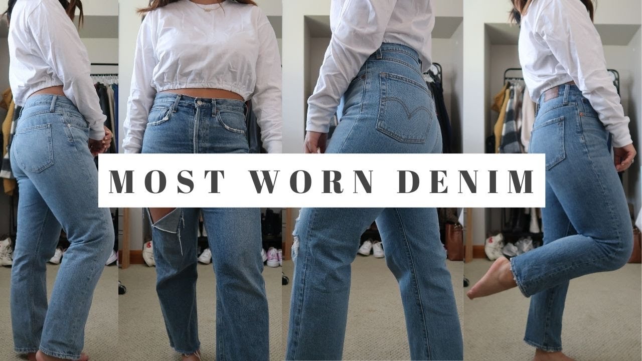 most common jeans worn denim