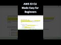 AWS S3 CLI Tutorial for Beginners: Simplify Cloud Storage Management ☁️