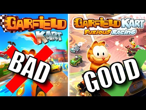 Garfield Kart & Garfield Kart Furious Racing - HONEST REVIEW of Both Games - DadDude