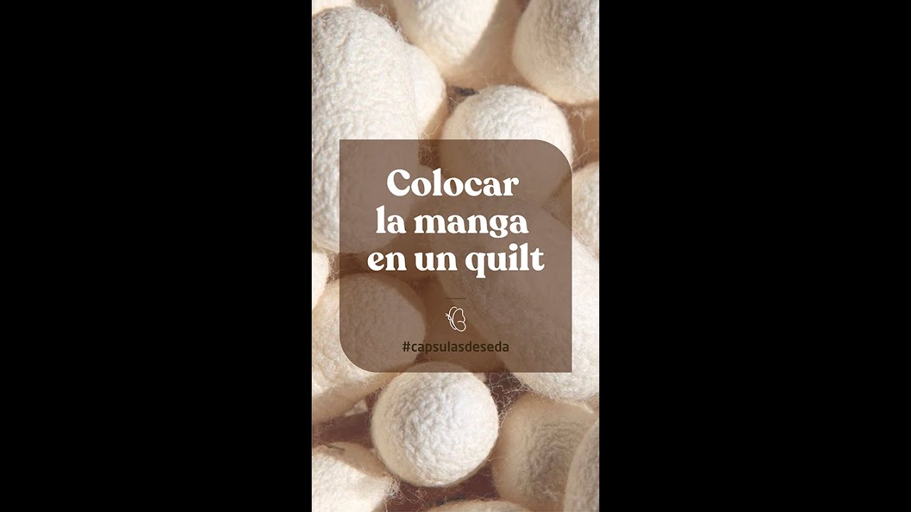 La mejor forma de colocar la manga de un quilt de patchwork