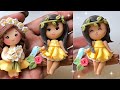 How to make a doll step by step  doll tutorial  cold porcelain clay  clay craft ideas