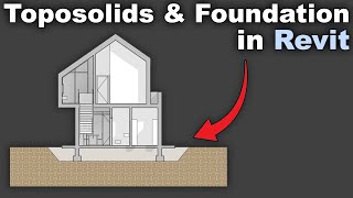 How to Connect the Building with the Toposolids in Revit Tutorial