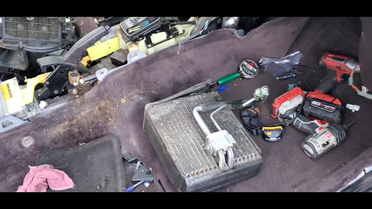 1992 Toyota Camry Evaporator Expansion Valve Replacement YouTube