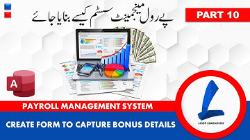 How to Make Payroll Management System Part 10 in Urdu/Hindi | Create Form for Bonus