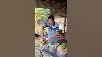 Gà hấp lá chúc #grandmasgarden #peacefullife #quêhương #cooking #food #vuonnhangoaitv #shortsvn