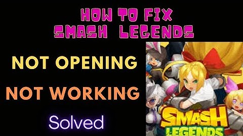#smashlegends #solved #fix HOW TO FIX SMASH LEGENDS,NOT WORKING AND NOT OPENING PROBLEM. | FING 24