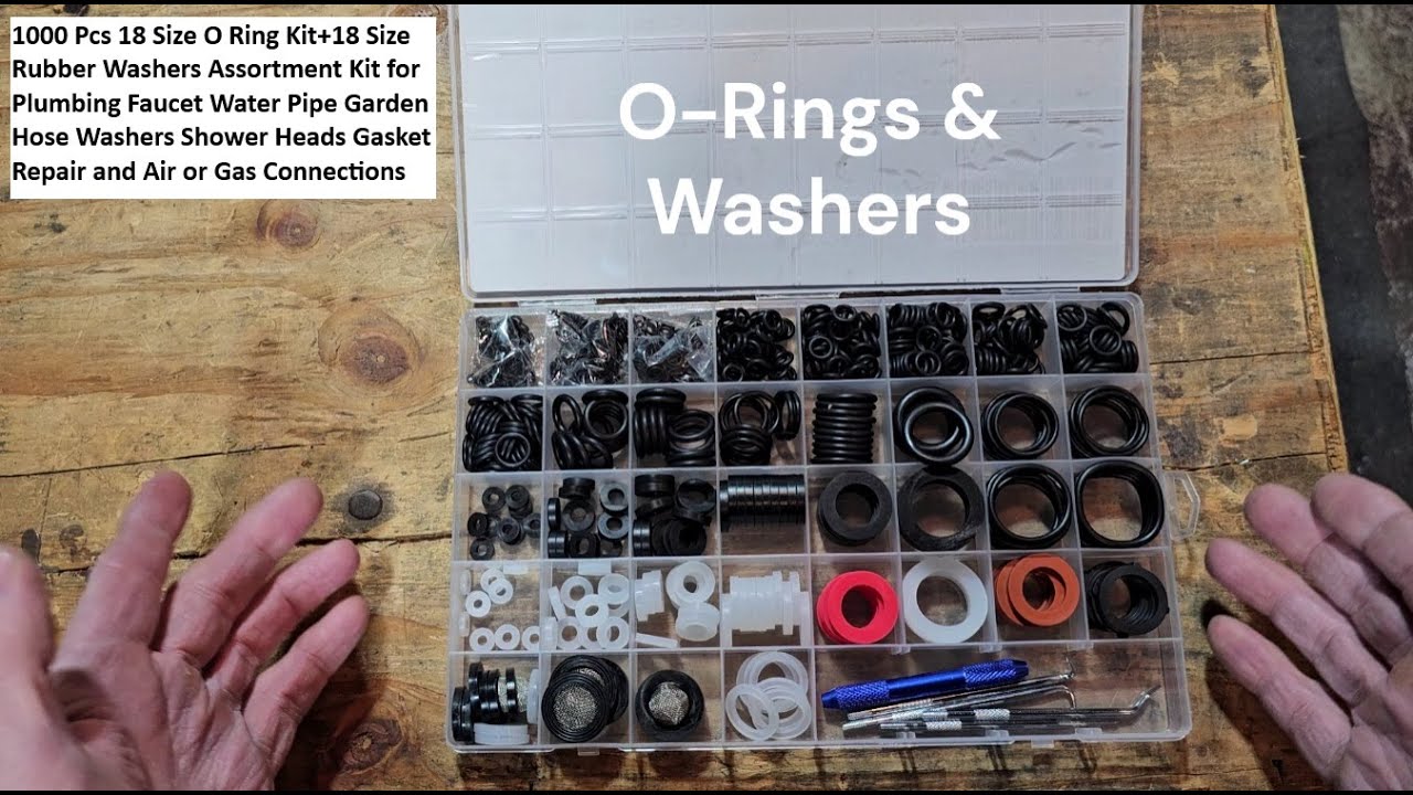 UKDD 600pc Fibre Washer Set - Assorted Fibre Seals Various Sizes