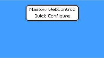 Maslow WebControl Quick Configure