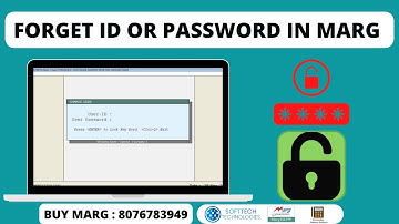 How to Forget Id & Password in Marg ERP Software Complete Step by Step in Hindi Buy Marg 8076783949