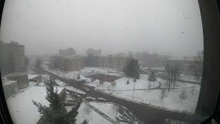 Indiana University Snow Timelapse