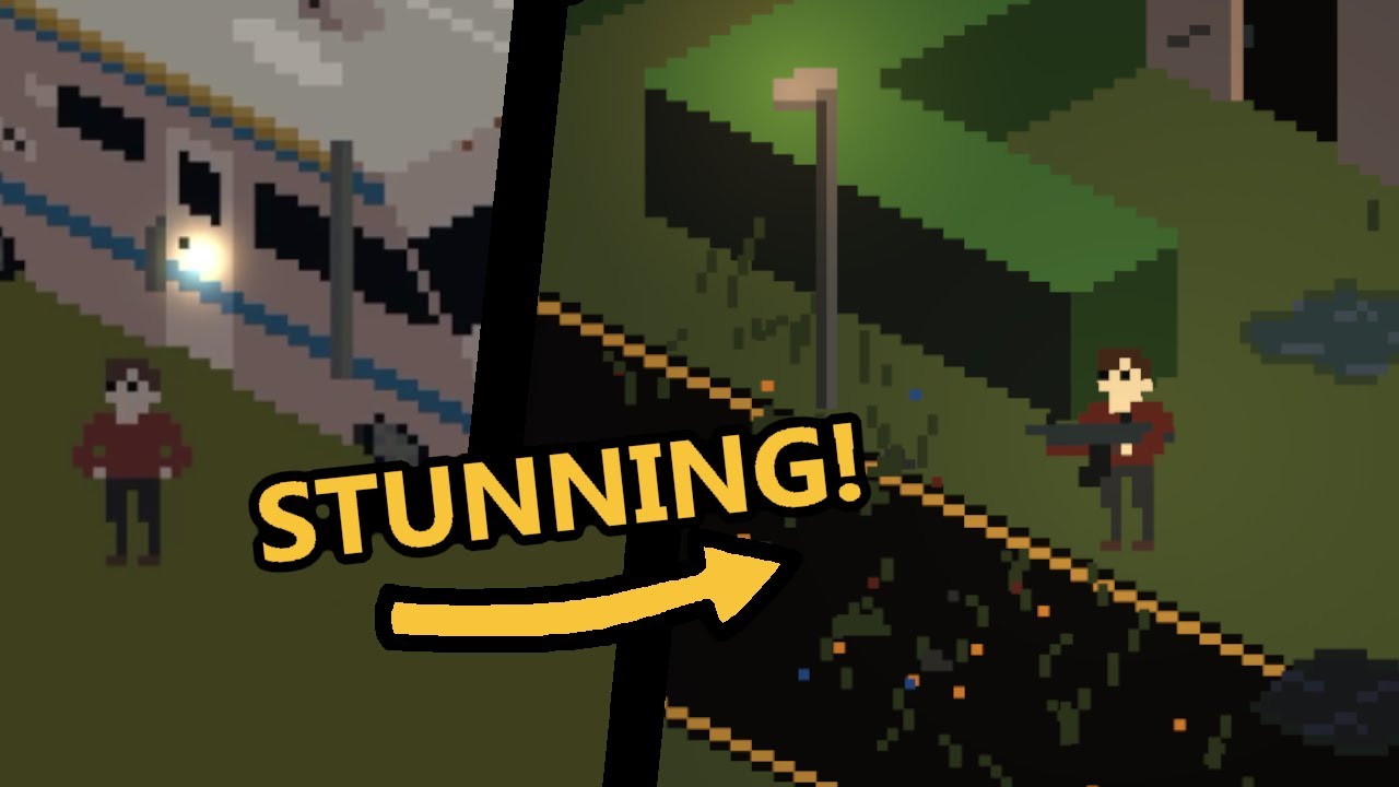 My Pixel Art Shooter Looked Boring... So I Did THIS