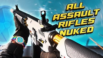 A NUKE With EVERY ASSAULT RIFLE in Modern Warfare In ONE Video!