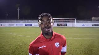 Abednego Mensah Post Match Reaction | Coggeshall United 1-0 Brightlingsea Regent