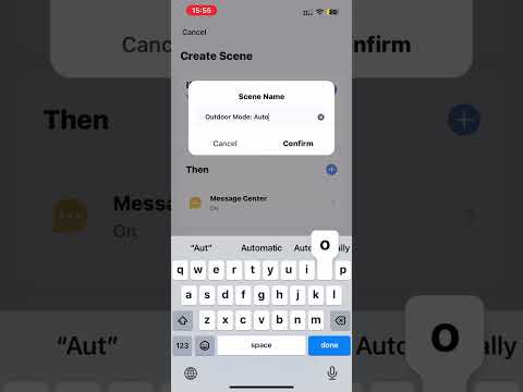 Smart scene setup guide