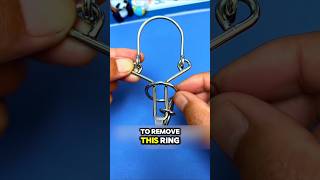 smart people can figure out how to remove the ring. #iq #iqtest #brainteaser #puzzle #legends