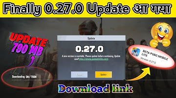 Finally Beta Pubg lite 0.27.0 Update here 790 mb New Update Pubg lite today Download link🔥🔥