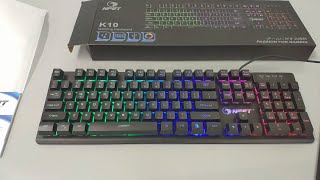 How To Use Npet K10 Wired Backlit Gaming Keyboard Us Layout Youtube<script async src=