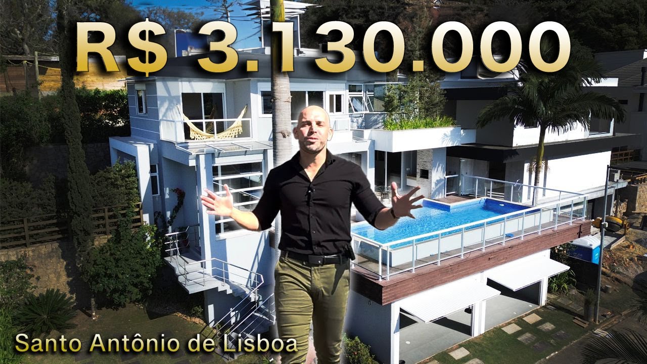 CASA 3 SUÍTES EM CONDOMÍNIO MOBILIADA E DECORADA, SANTO ANTÔNIO DE LISBOA, FLORIANÓPOLIS/SC.