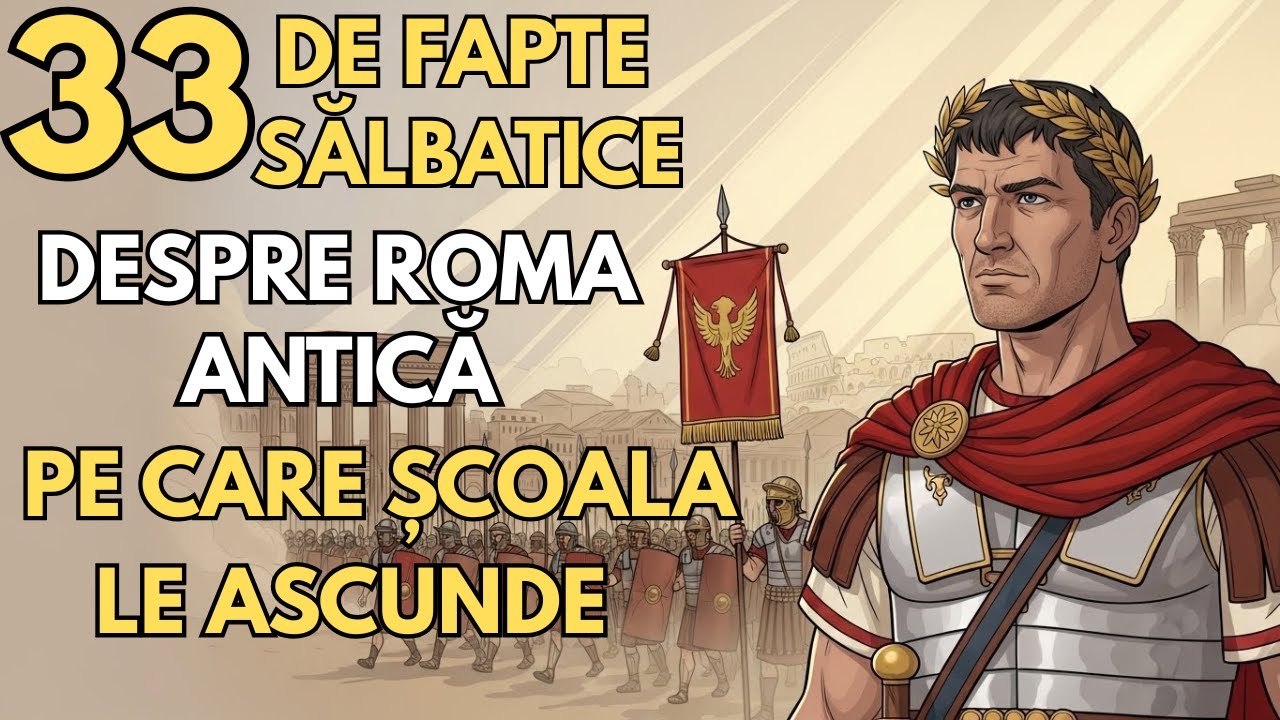 33 de fapte șocante despre Roma Antică pe care nu ți le vor spune la școală.