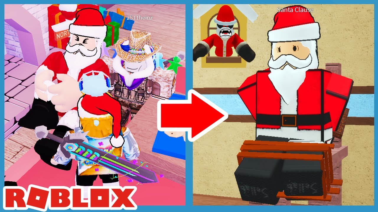 We Went To Santa S Workshop And This Happened Roblox Christmas Story Youtube - cartoon santa shirt roblox