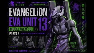 Creating EVA UNIT 13 in 3D – Full Timelapse Part 1