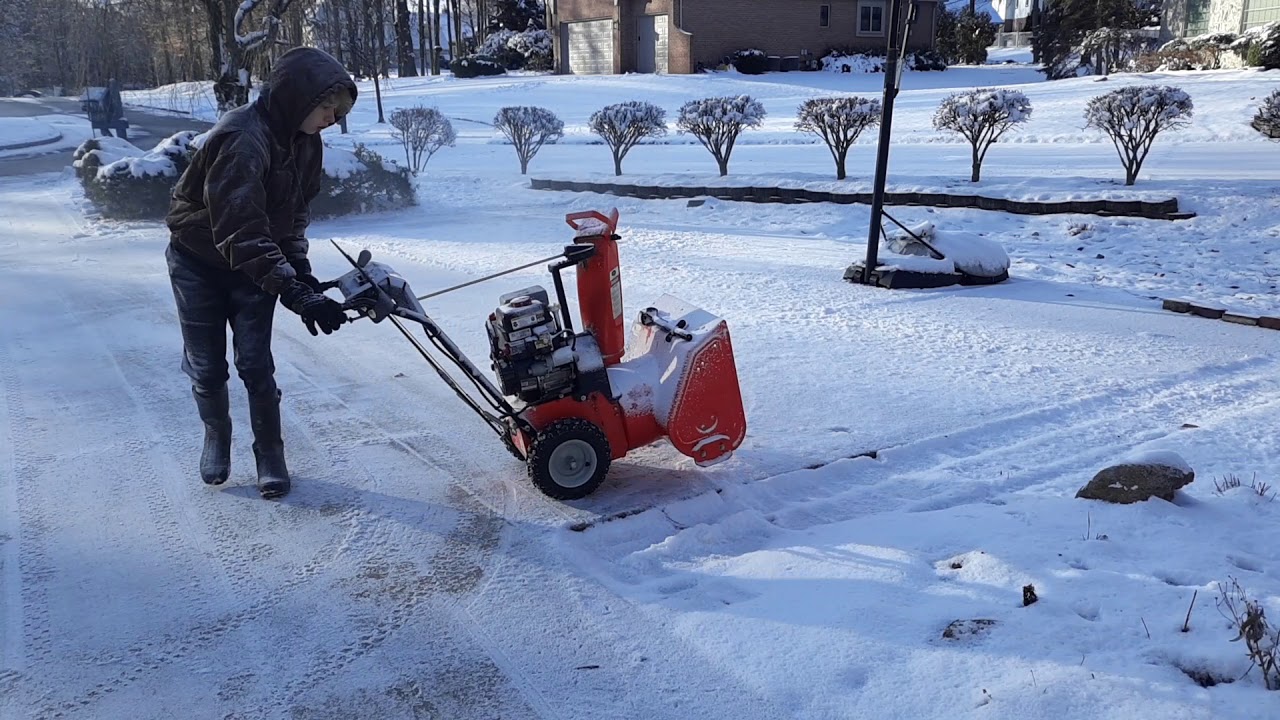 Ariens compact 22 demonstration with cold start YouTube