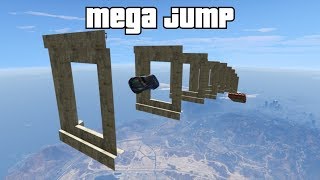 GTA 5 Online - Mega Jump #6 (Fun Modded Race)