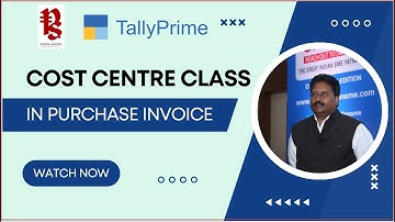 Cost Centre Class in Purchase Voucher