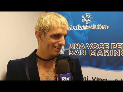 Una voce per San Marino - Intervista a Achille Lauro