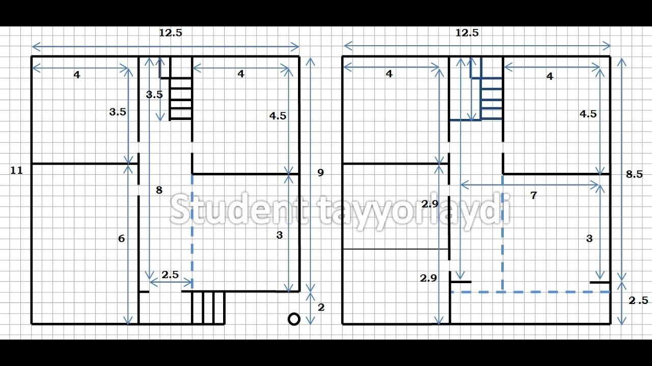 Уй чертежи чизмалари