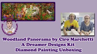 Woodland Panorama by Ciro Marchetti| A Dreamer Designs Kit | Diamond Painting Unboxing