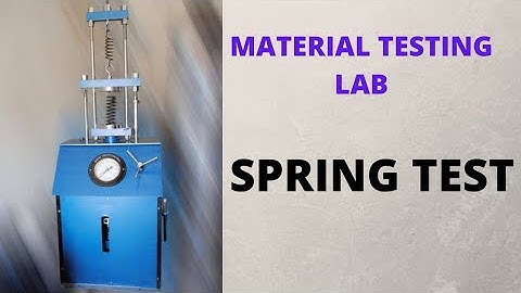MATERIAL TESTING LAB| SPRING TEST| KTU