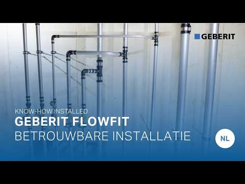 GEBERIT FLOWFIT betrouwbare installaties