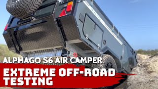AlphaGo S6 Air Inflatable Tent Camper Trailer - Extreme Off Road Test