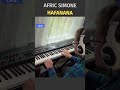 Afric Simone - Hafanana #shorts #piano #cover