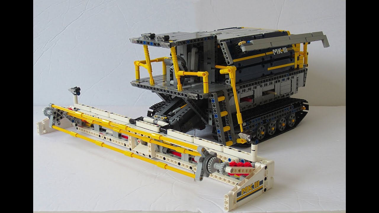 LEGO MOC Combine harvester: 42055 C model BrickbyBrickTechnic | Rebrickable - with LEGO