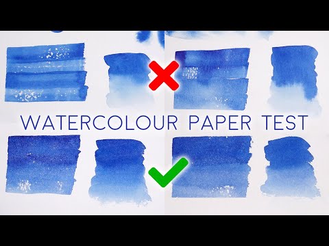 Watercolor Paper Comparison: Cellulose vs 100% cotton, Strathmore vs Arches  