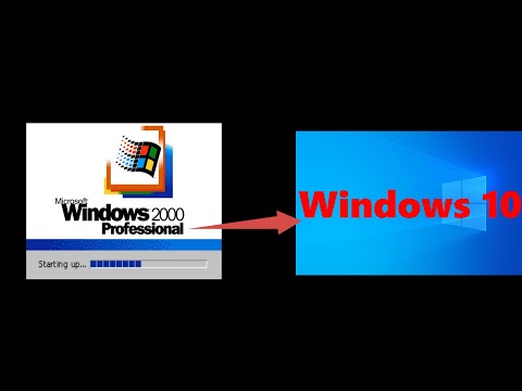 Видео: Обновление с Windows 2000 до Windows 10 без потери данных (2 часть)