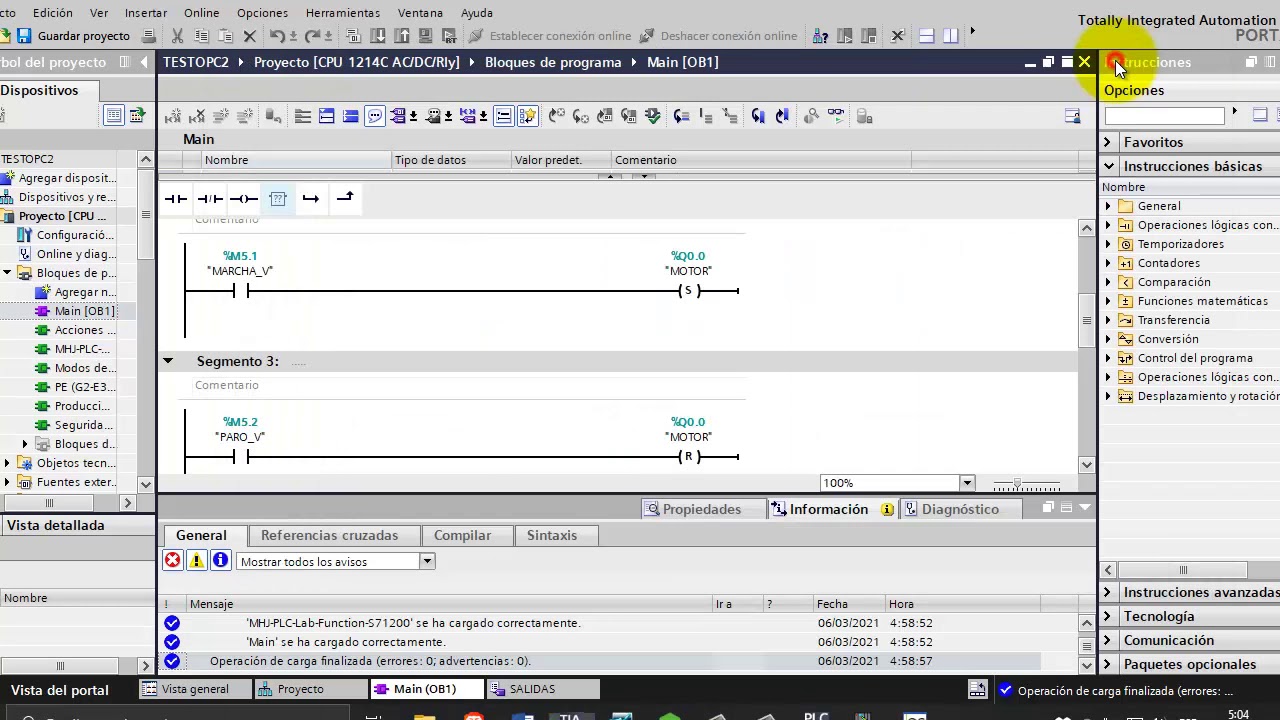 Ejemplo Práctico Servidor OPC (PLC - HMI)