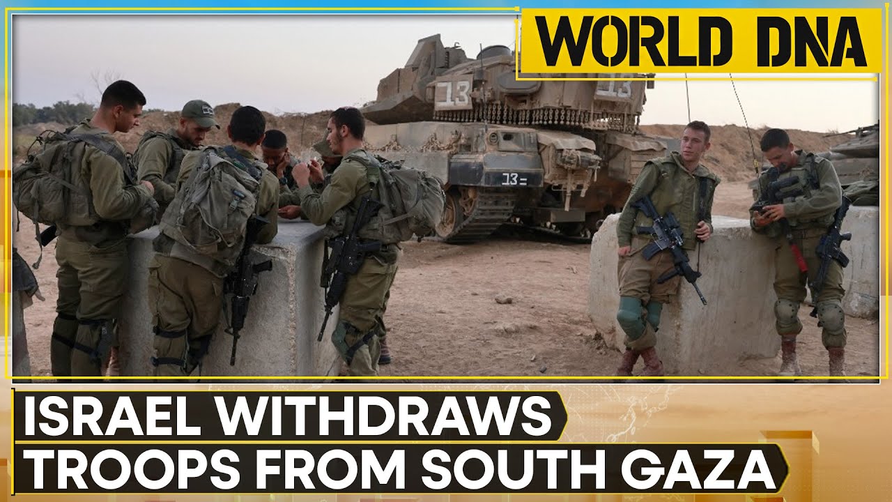 Gaza Crisis: IDF withdraws ground troops from Southern Gaza | WION World DNA LIVE