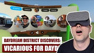The Future of Social Media in VR? Check out VICARIOUS for Daydream VR!
Welcome to another episode of Daydream District Discovers! Today I am going to check out Vicarious.
Vicarious has just launched for Daydream VR and it is a very promising social media app that was developed with VR in mind!
Think of Vicarious as the Instagram of VR. You will feel right at home here, Vicarious does not reinvent the wheel when it comes to social media apps. You can follow people, people can follow you, there is a stream and trending content.
But whats great is that there is finally an app that helps people to express themselves in VR and create content for consumption in VR. You can creat stories that consist of images, 360 degree panoramas or videos. Add your music and any text you want and your VR story is ready for your followers to enjoy. Completely in VR, which actually is quite the difference. Not only in terms of size but for sure also in terms of engagement with the content, since you allow your followers to step into you world.
Get Vicarious for Daydream VR now: https://play.google.com/store/apps/details?id=com.vicariousvr.vicarious
Dont miss any great Daydream content!
Subscribe now: http://bit.ly/subscribe_to_daydream_district
Twitter: https://twitter.com/daydreamdist
Facebook: https://www.facebook.com/daydreamdist/
Web: https://www.daydreamdistrict.com The Future of Social Media in VR? Check out VICARIOUS for Daydream VR!