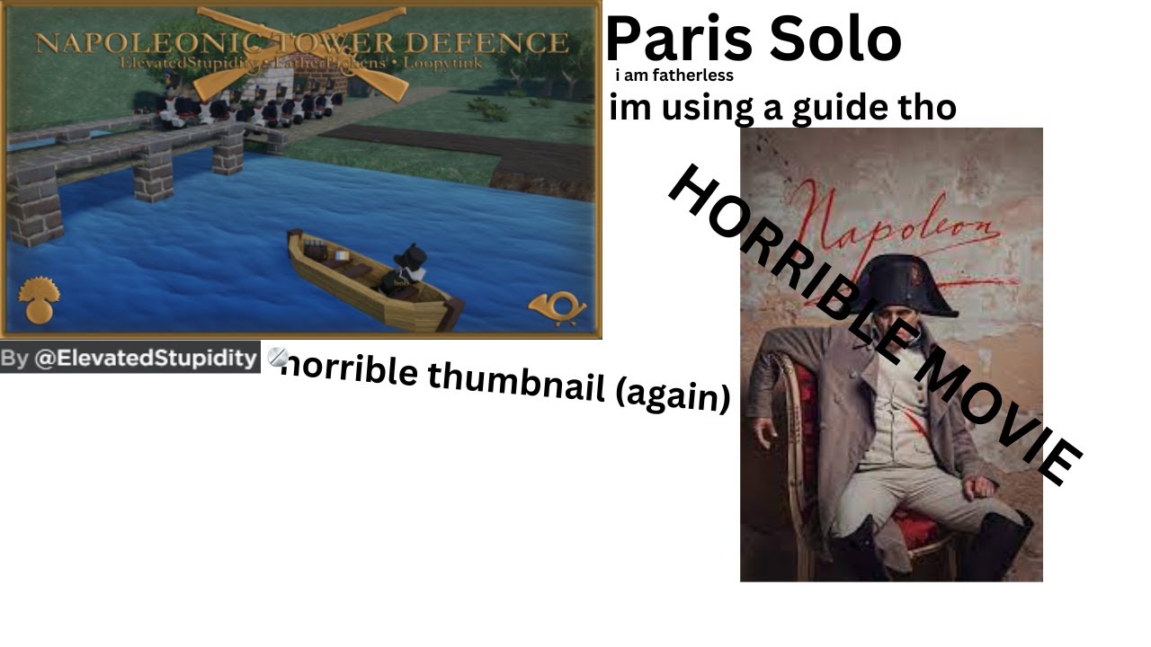 Napoleonic Tower Defense: Paris Solo E1