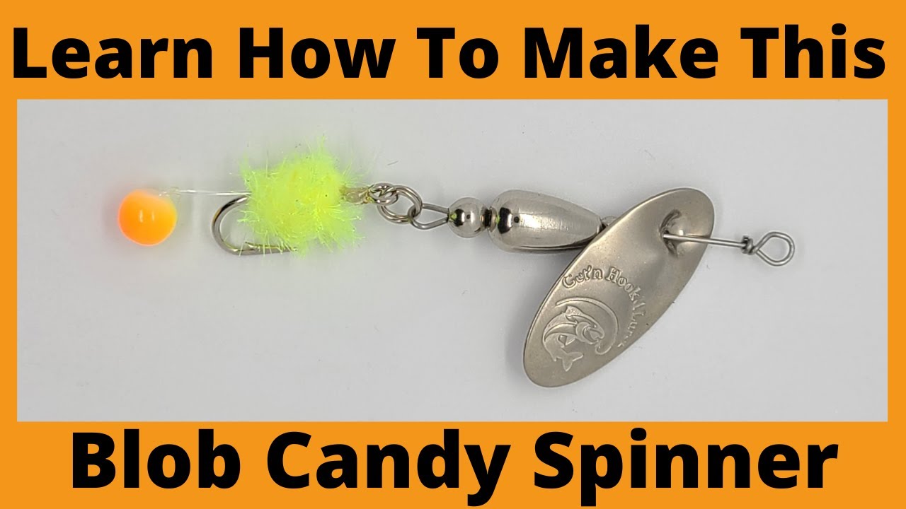How To Make Fishing Spinner Lure - Blob Candy Spinner