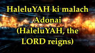 MJAI - Hallelujah Ki Malach Eloheinu - Lyrics and Translation