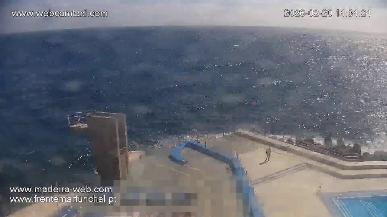 LIVE Cam: Lido Bathing Complex - Piscinas do Lido by Frente MarFunchal | Madeira-Web